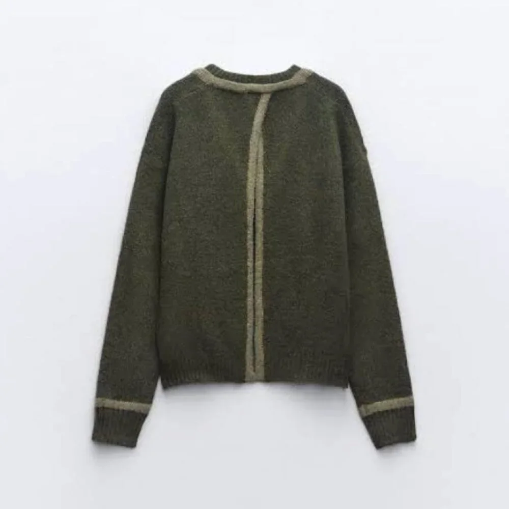 Zara Open Back Knit Sweater M - Picture 3 of 7